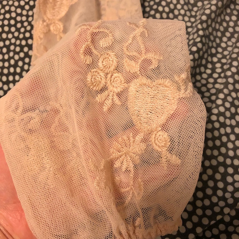 Blush Laced Detailing Dress